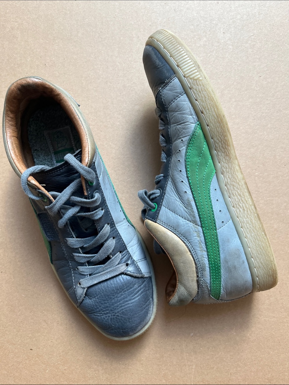 Puma x Burn Rubber Stepper Castlerock Quarry Green Sneaker 2017 Size 9